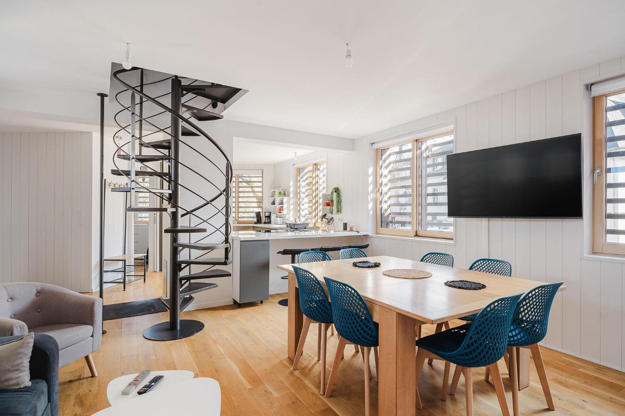 L'Atelier, Appartement Lumineux Et Cosy Ploërmel Esterno foto
